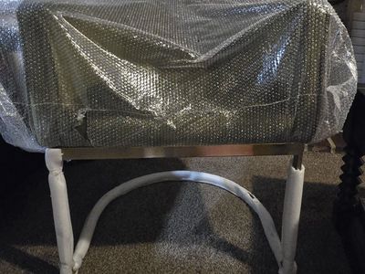 Green Velvet Channel Tufted Chair with Golden Legs