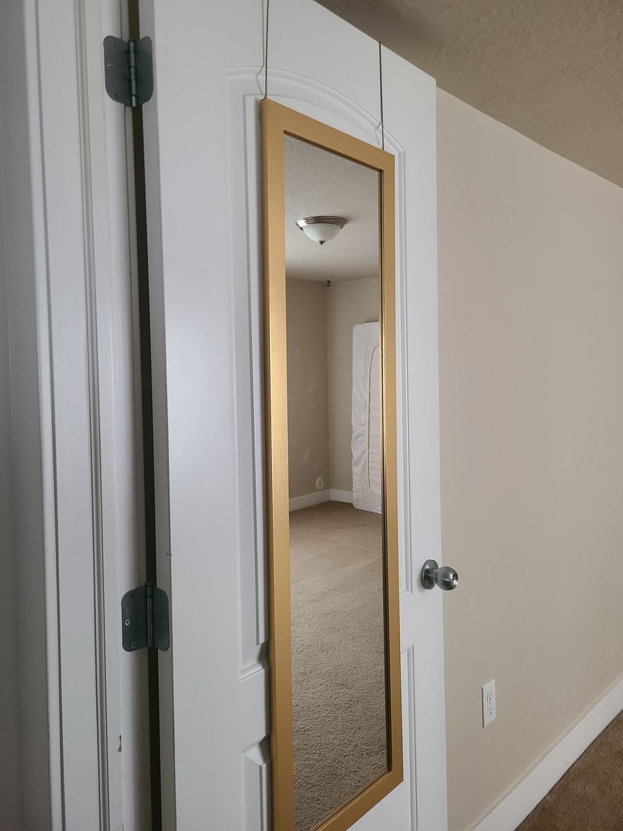 Over the door mirror