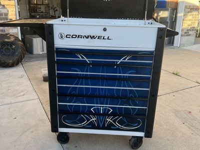 Cornwell Tools 100 Years Edition 7-Drawer Rolling Tool Cart with Power Strip