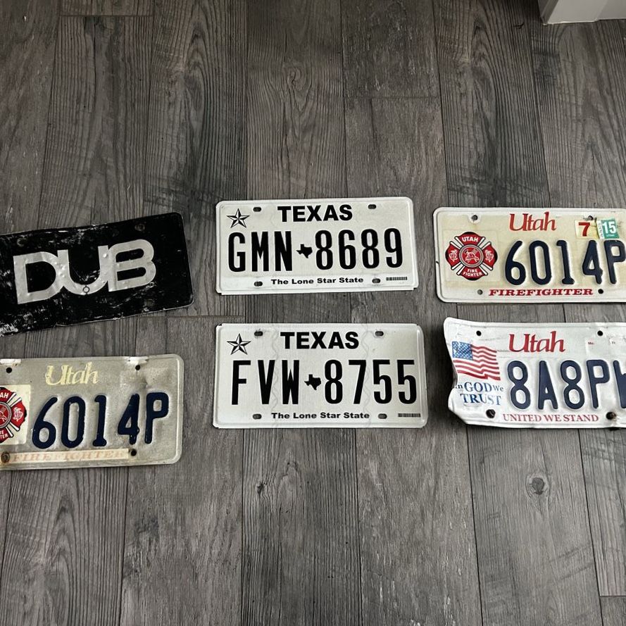 License plates