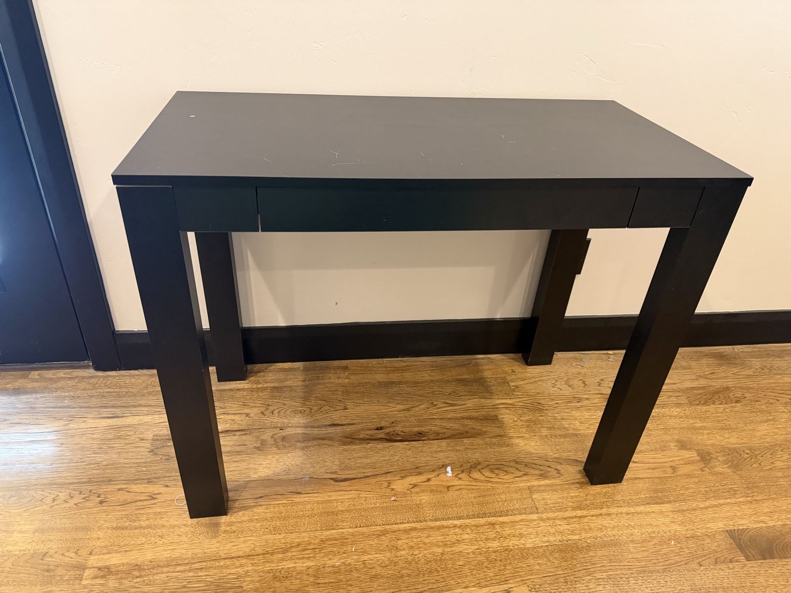 Black desk