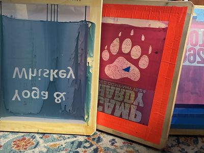 Screen print frames