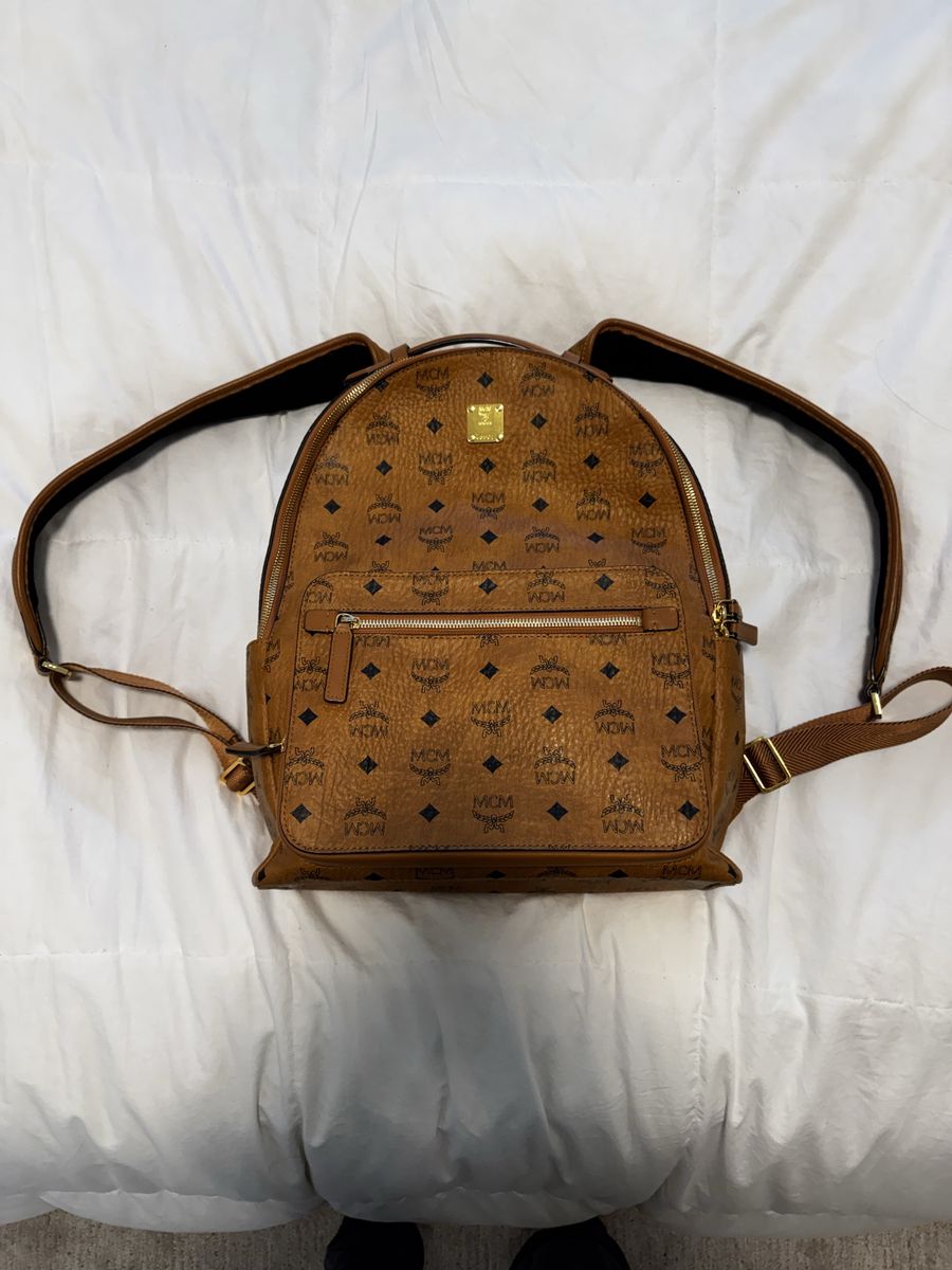 MCM Backpack (Authentic) – Cognac Visetos