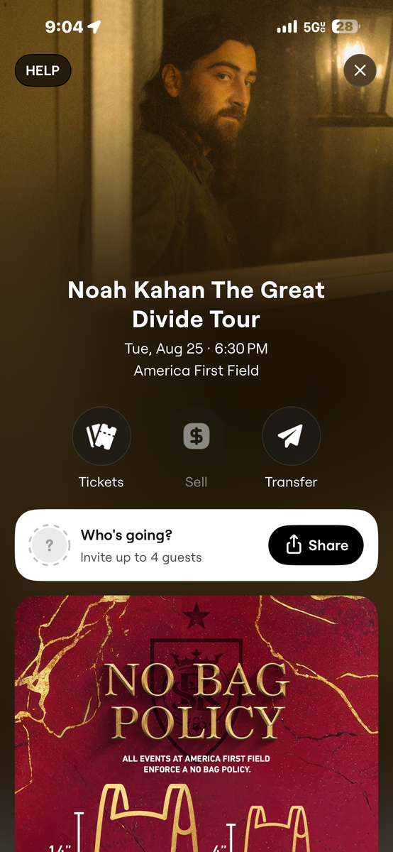 Noah Kahan Tickets
