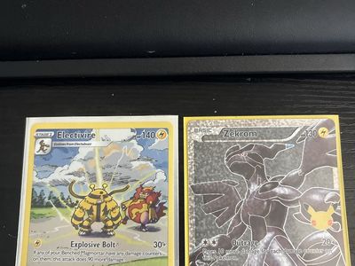 Pokemon Card Lot: Electivire, Zekrom, Pikachu, Galvantula-EX, Zapdos, Magneton, Pachirisu - 7 Cards