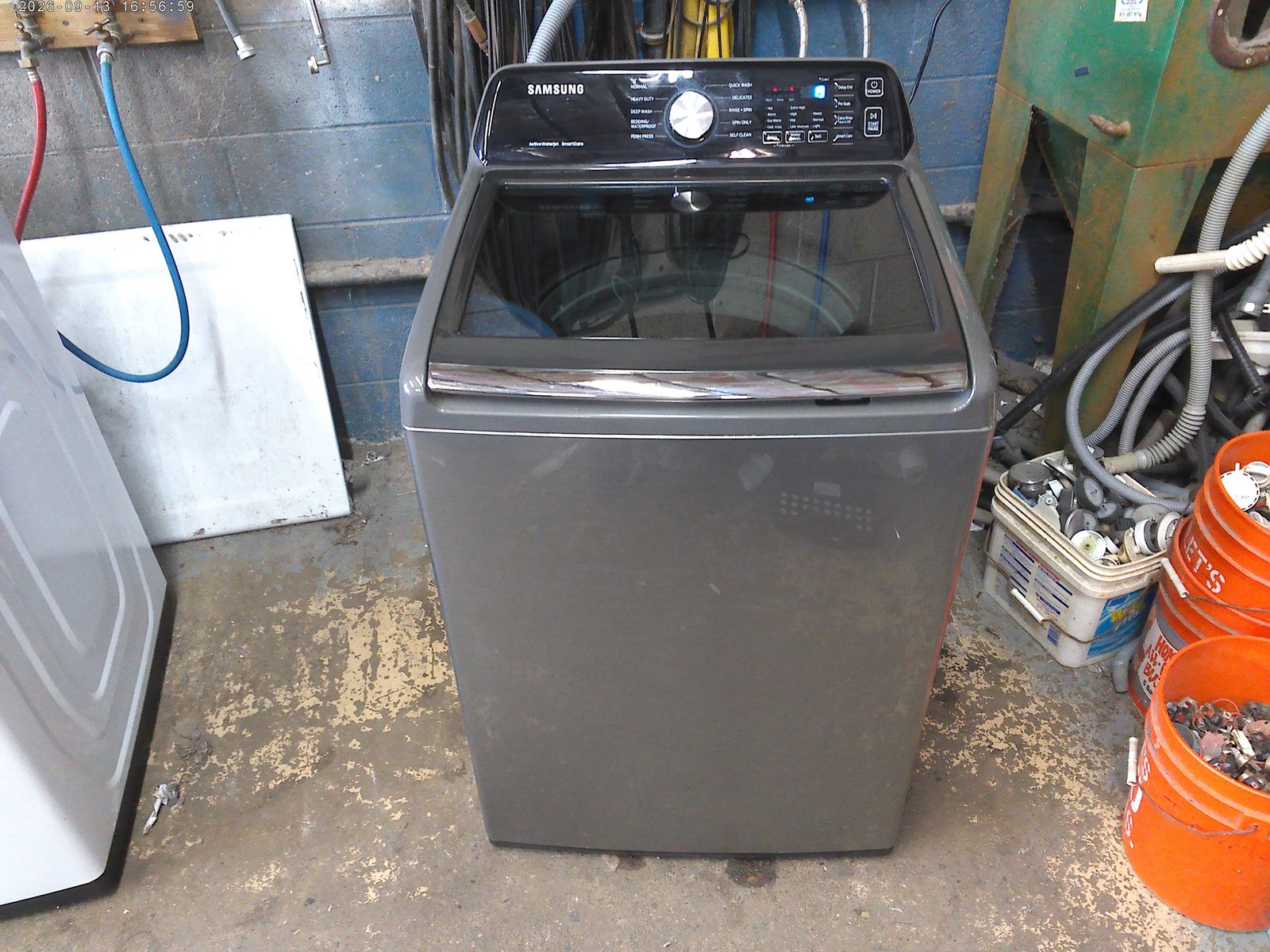 Samsung top load mega capacity washer