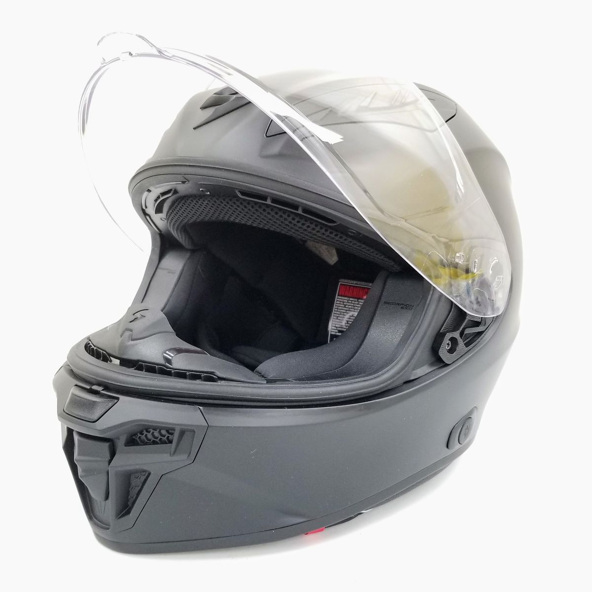 Scorpion Exo-R430 Full-Face Helmet Solid (Matte Black Large) (75-3235L-L-R3-S2)