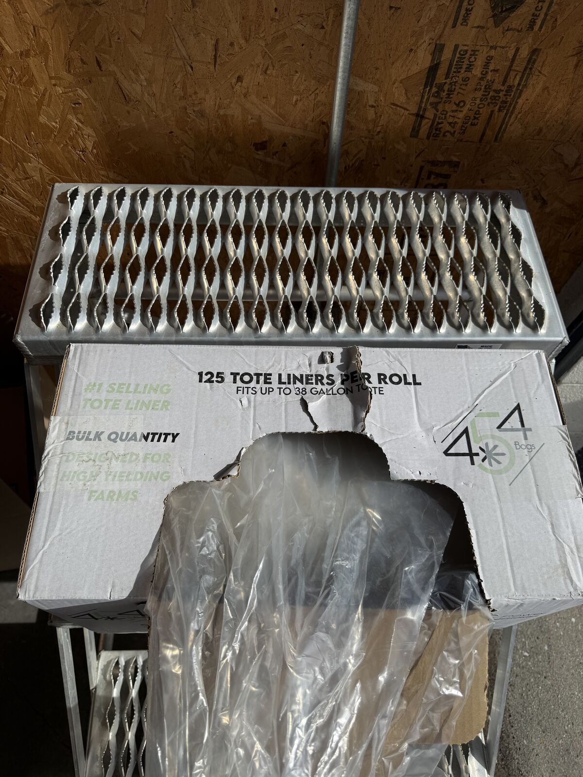 Clear Tote Liner- Open Box