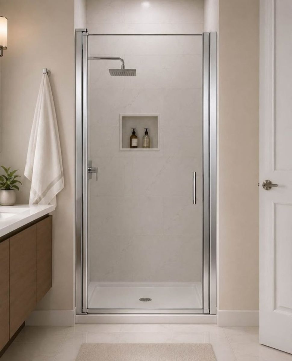 Framed Pivot Shower Door #14