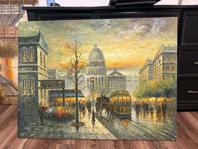 Oil Painting - old time Washington D.C.