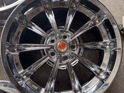 20 inch Shelby CS66 Chrome wheels