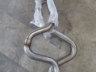 Paired Exhaust Pipes