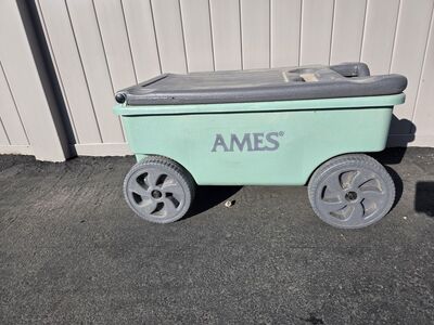 AMES 1123047100 Lawn Buddy Rolling Garden Cart