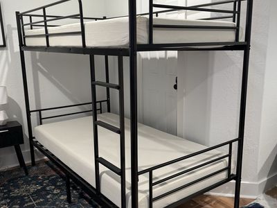 Bunkbed frame and mattresses for sale