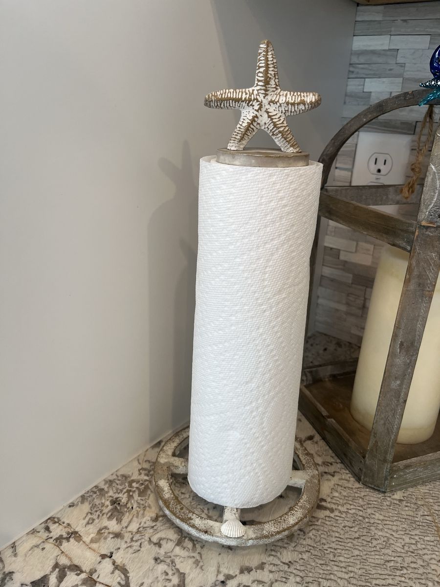 Coastal Starfish Design  Paper Towel Holder