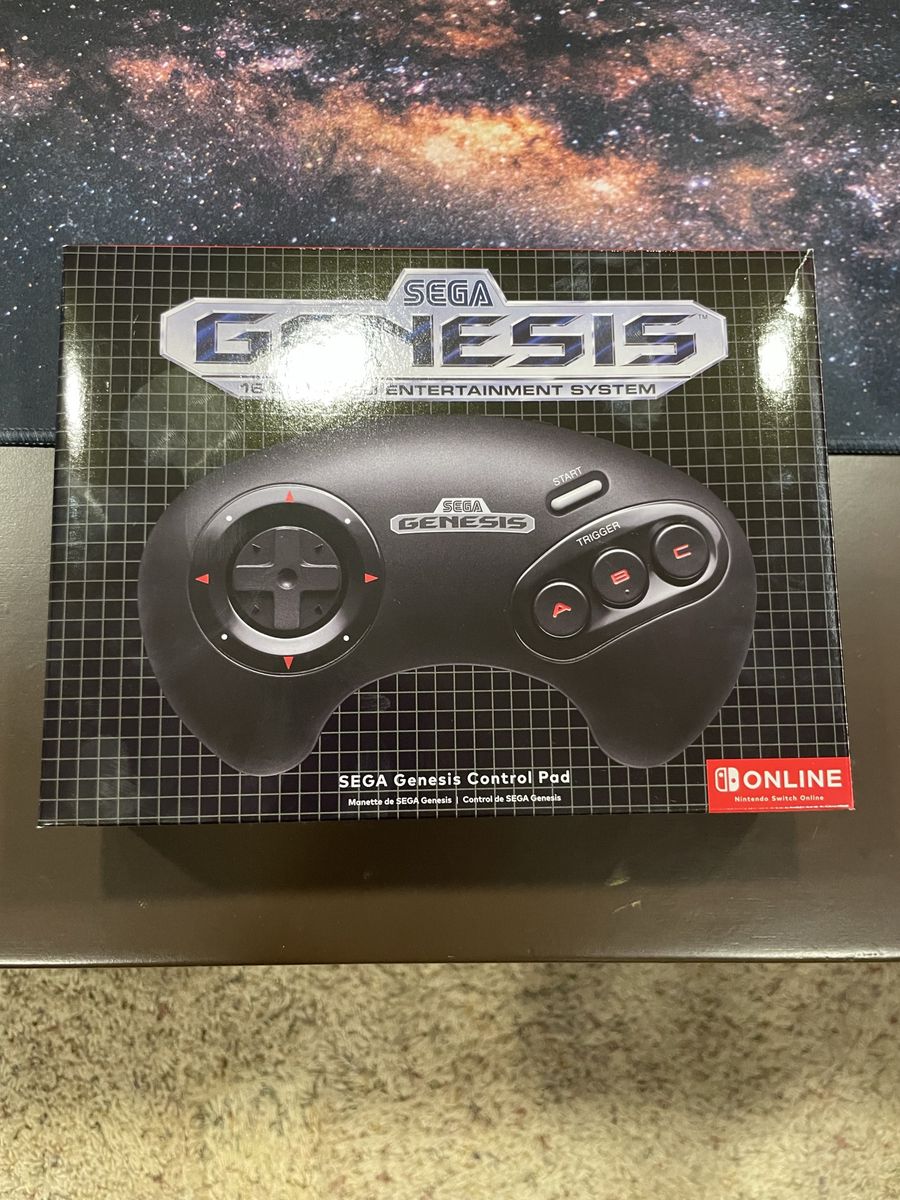 SEGA Genesis Control Pad for Nintendo Switch Online - New, Wireless Controller
