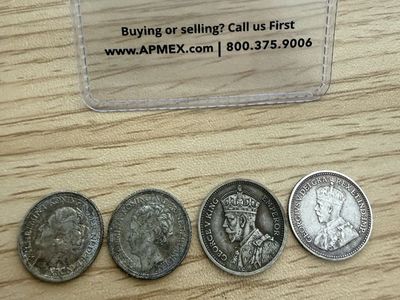 4 Silver coins 1929-1944