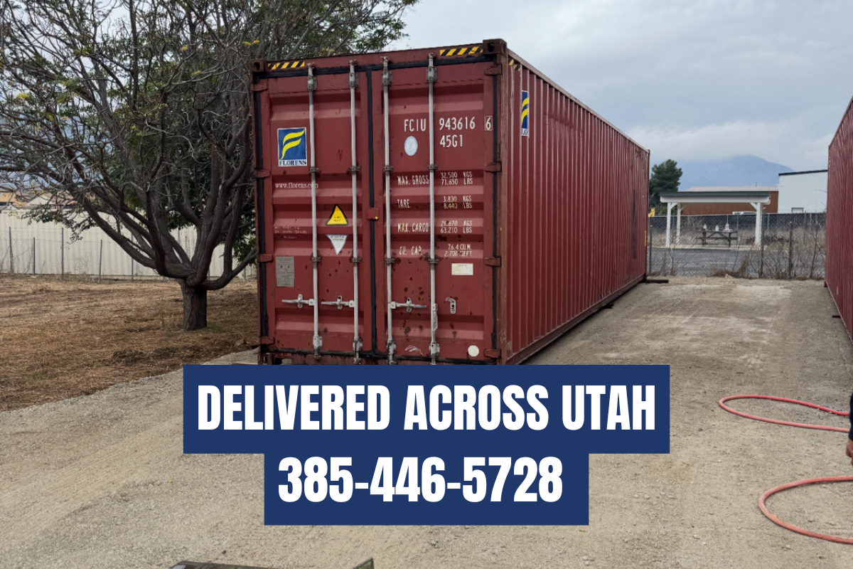 Conex Box 20ft 40ft Shipping Container – Utah – In Stock Now