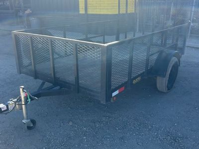 Used 2024 Big Bubba's 6x10 with mesh sides