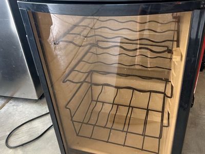 Haier Glass Door Mini Wine Refrigerator Cooler - Black