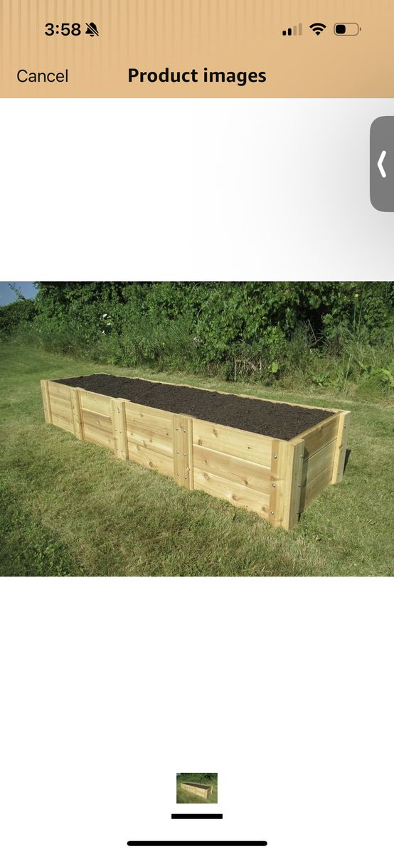 Cedar Wood Raised Garden Bed