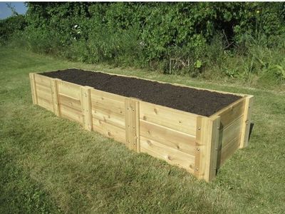 Cedar Wood Raised Garden Bed