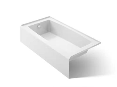 60" x 30.25", KOHLER Soaking Bathtub White