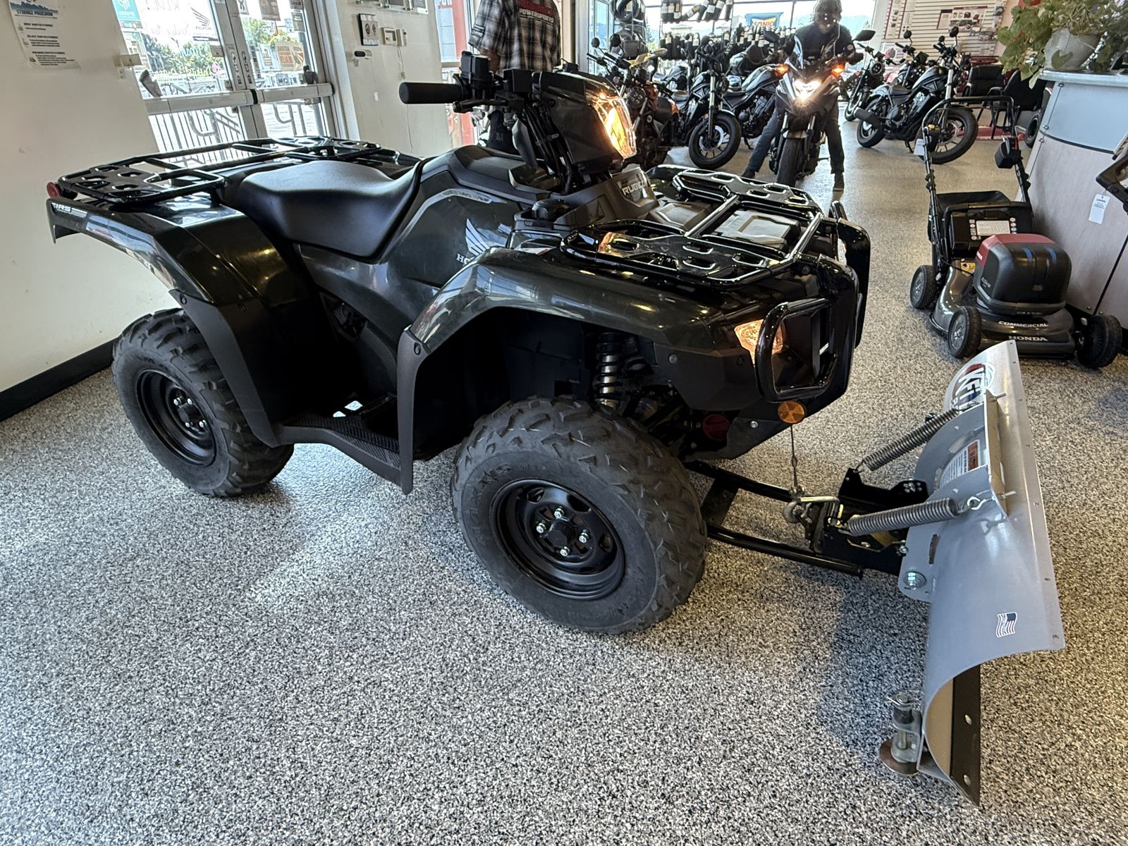 2023 Honda TRX520FA6 Foreman Rubicon 4x4 – IRS, Power Steering, Plow & Winch. $8499