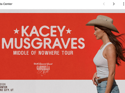 2 Kacey Musgrave tickets - Delta Center OCT 15th