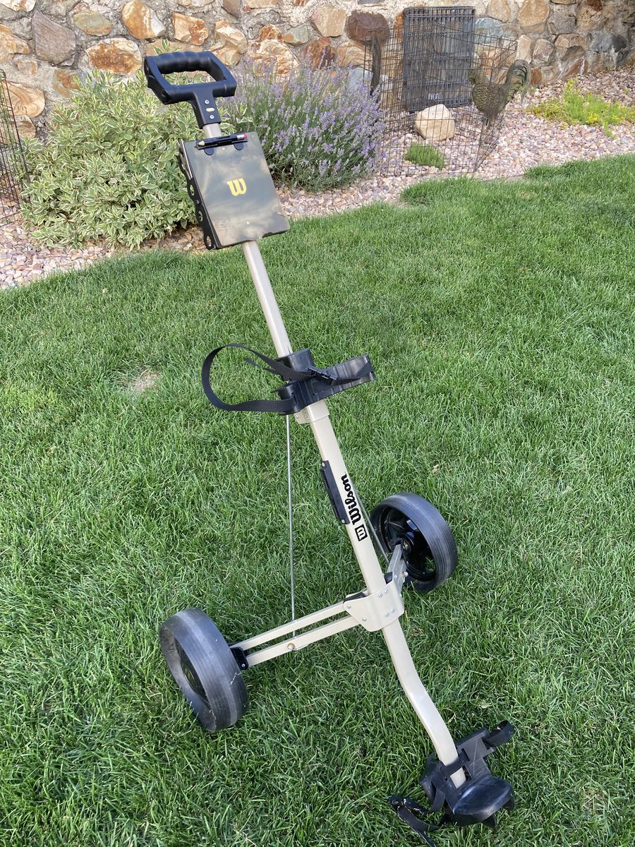 Wilson Collapsible Golf Pull Cart with removeable wheels