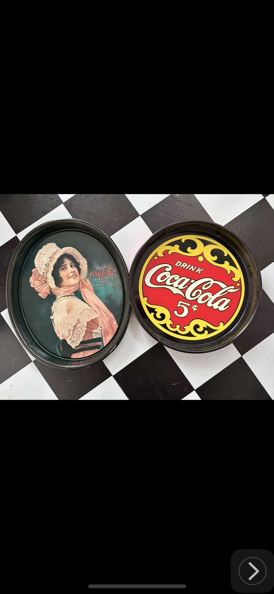 Old-fashioned Coca-Cola memorabilia
