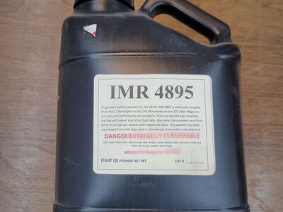 IMR 4895 reloading powder 8lb sealed