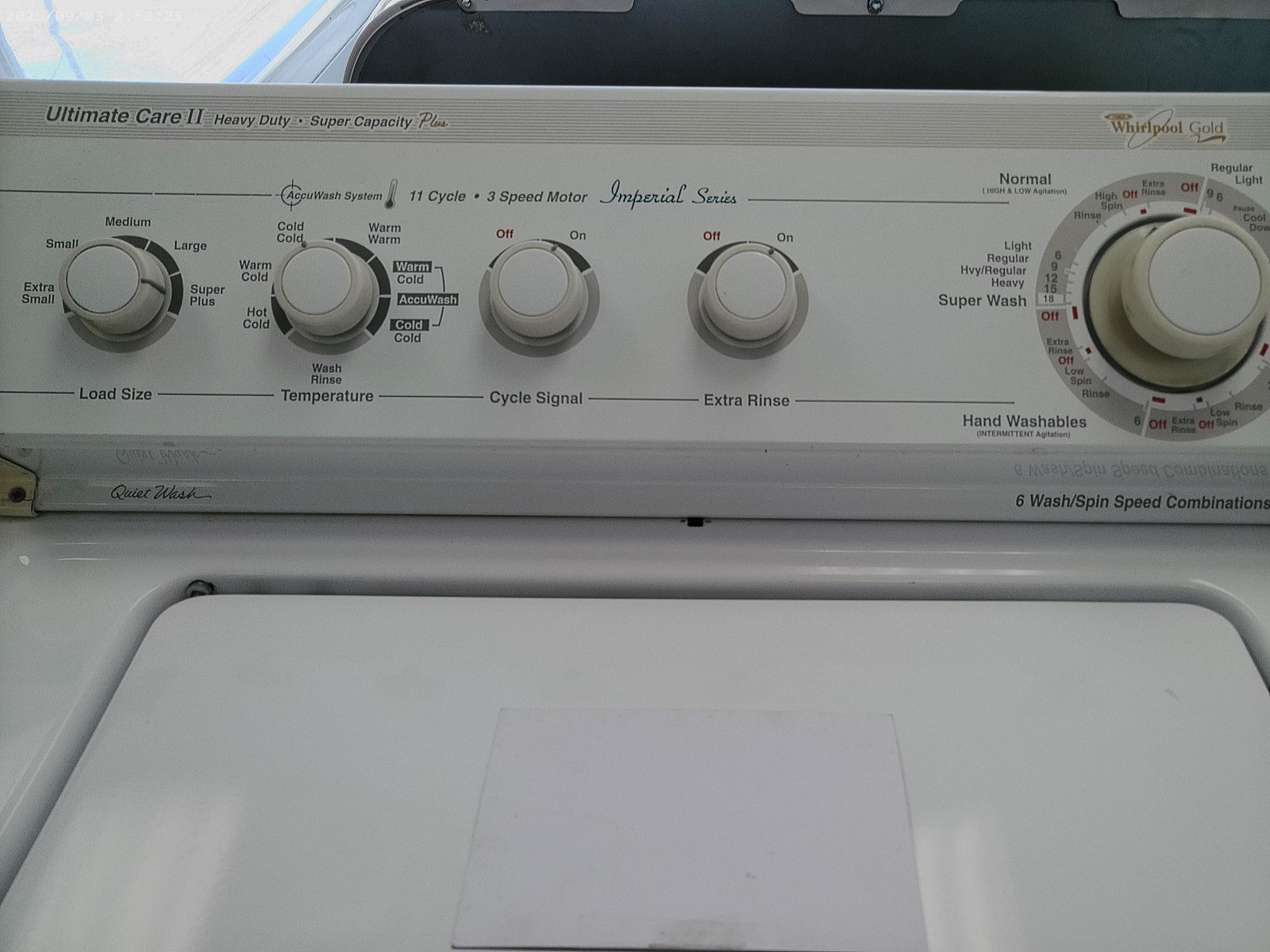 Heavy Duty Whirlpool Top Load Washer~90 Day Guarantee~With Agitator