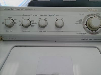 Heavy Duty Whirlpool Top Load Washer~90 Day Guarantee~With Agitator