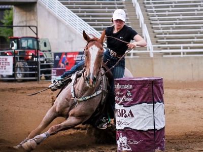 AQHA 2019 Red Roan Gelding | 16.2 HH | 2D/3D Barrel Horse