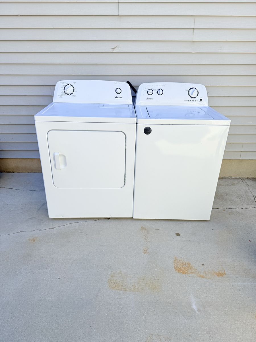 Washer and electric dryer