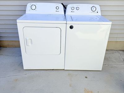 Washer and electric dryer