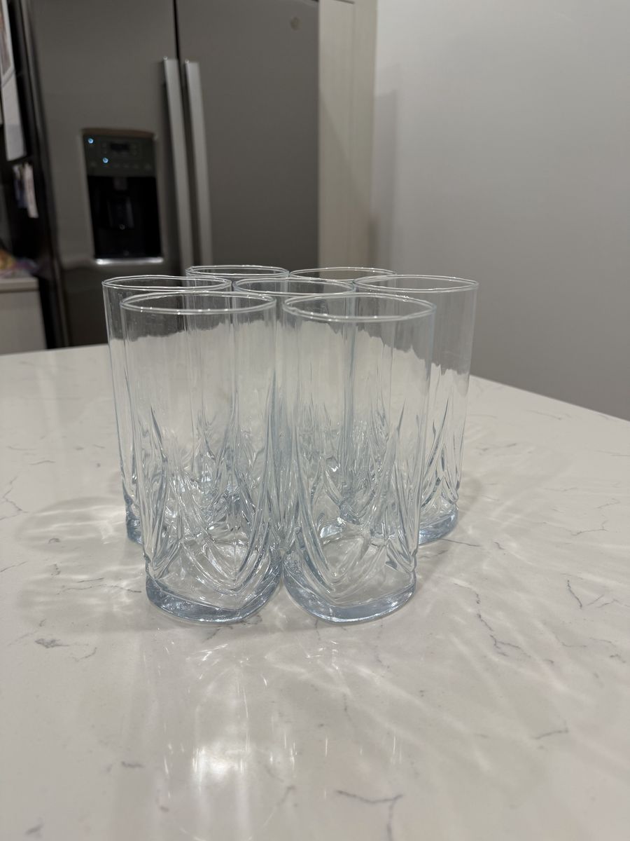 8 glasses
