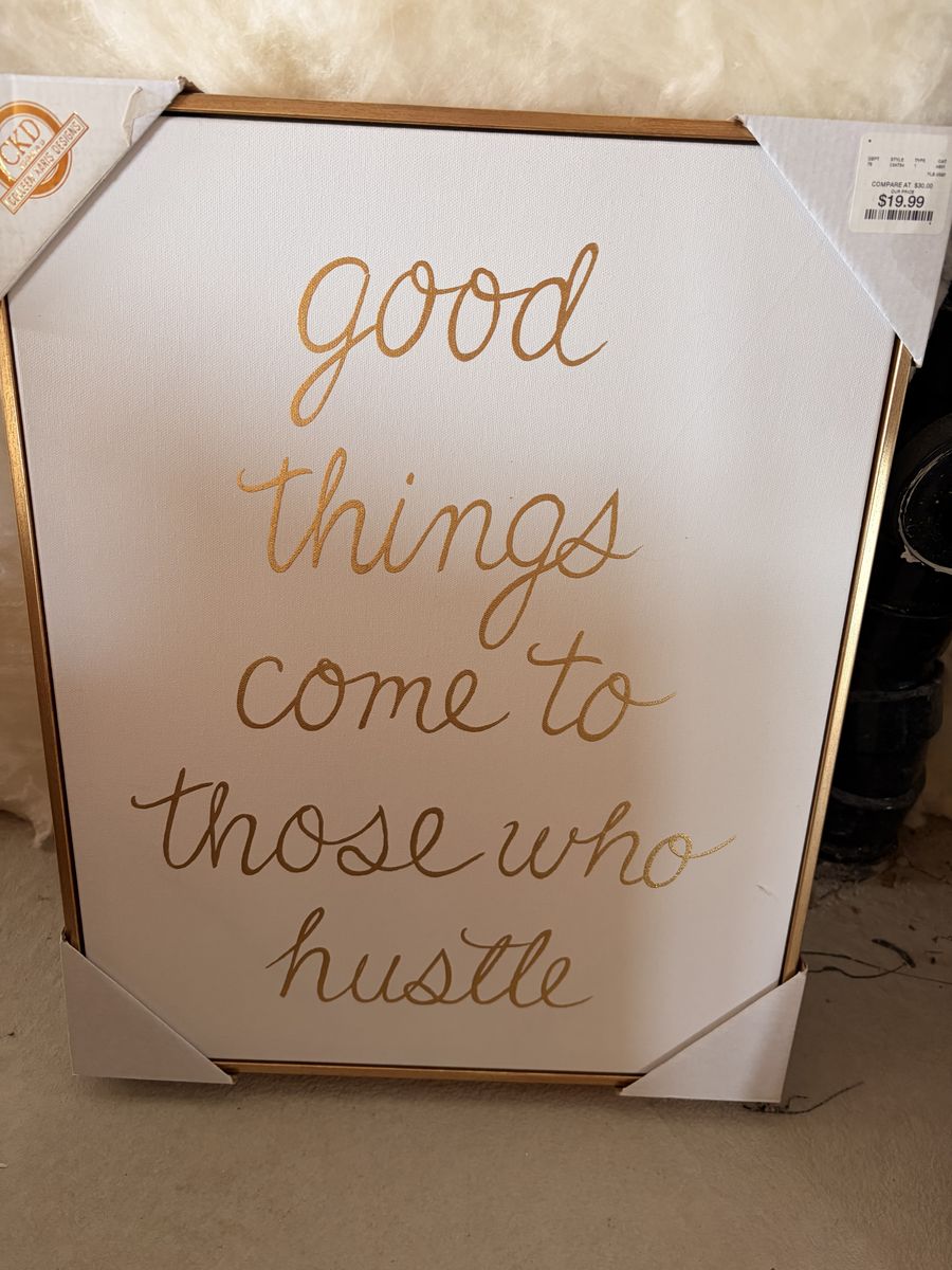 Metalic Gold Art Piece