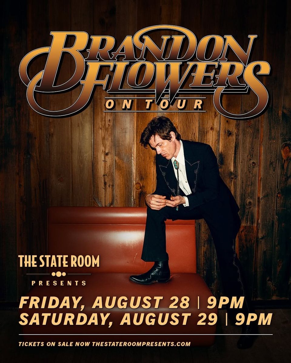 Brandon Flowers Aug 28 The State Room