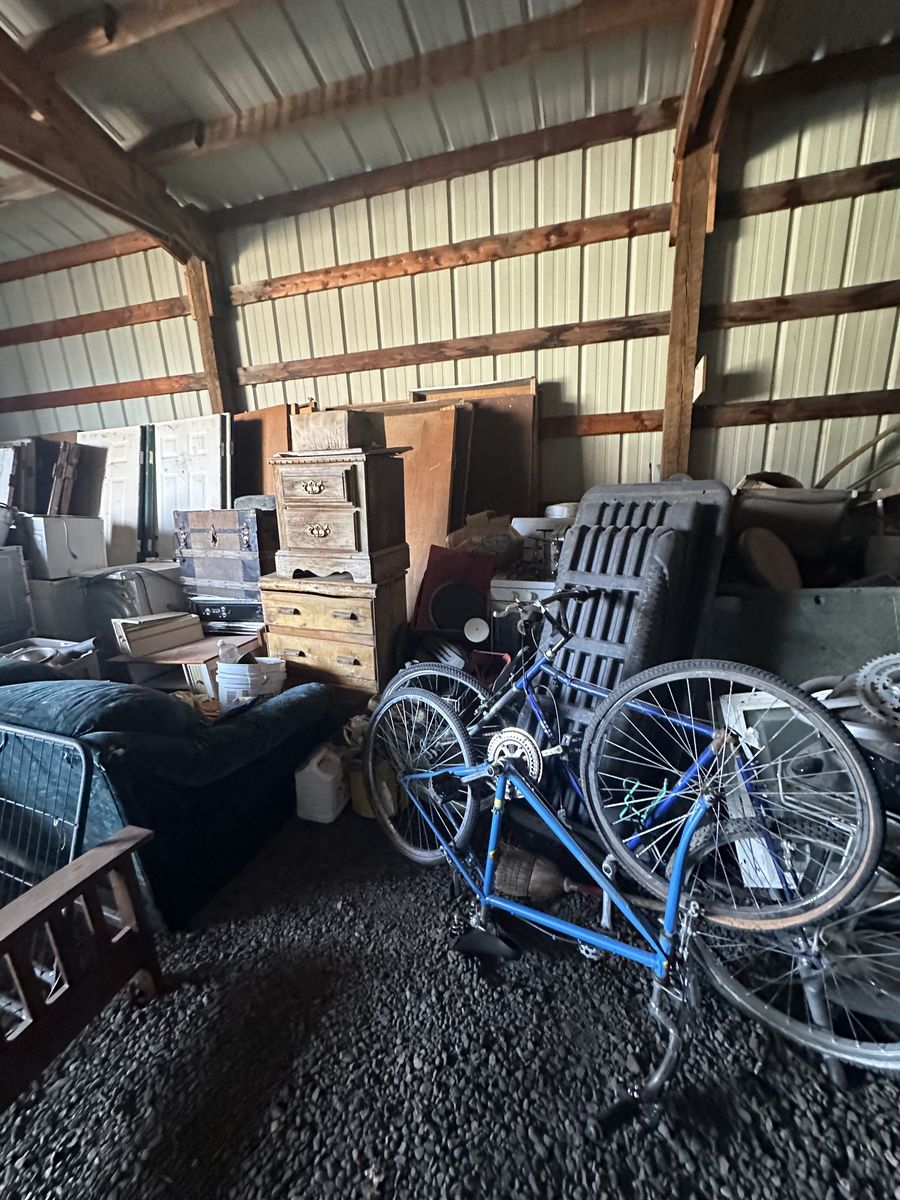 Tons of Stuff. Bikes, Firewood, furniture and more
