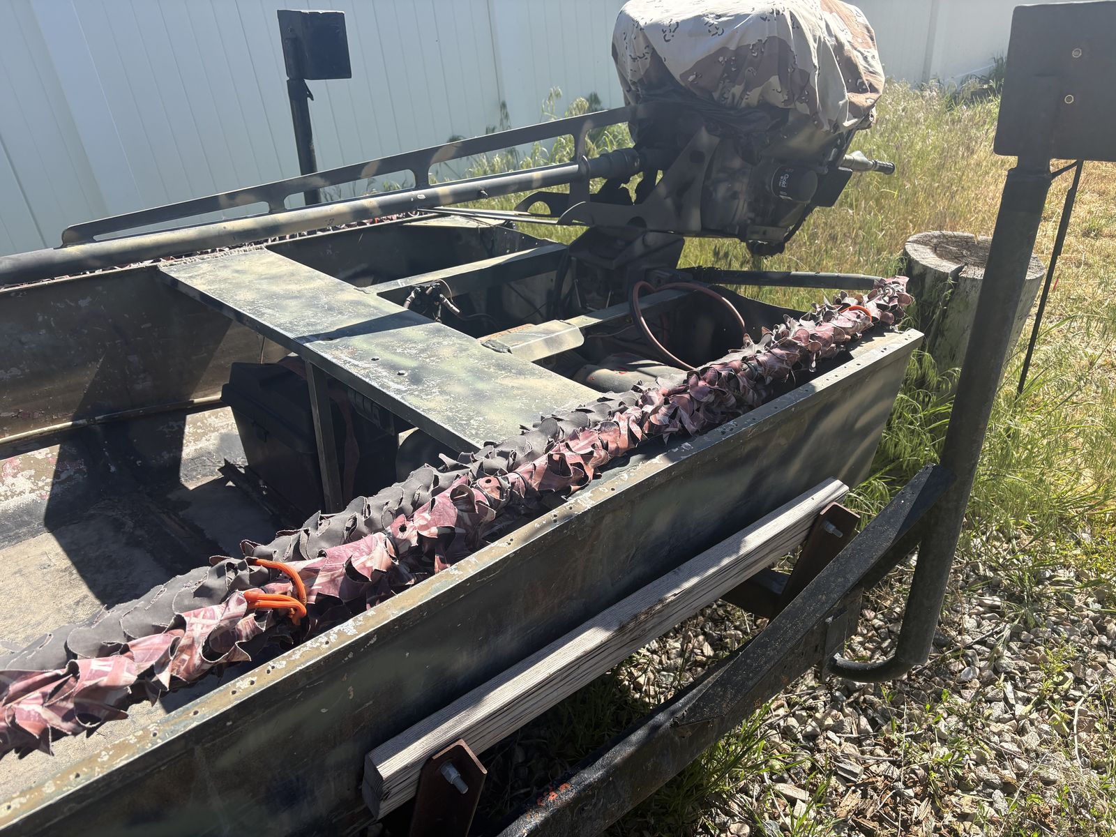 16x55" Hunt or fish boat ( Complete waterfowl setup )