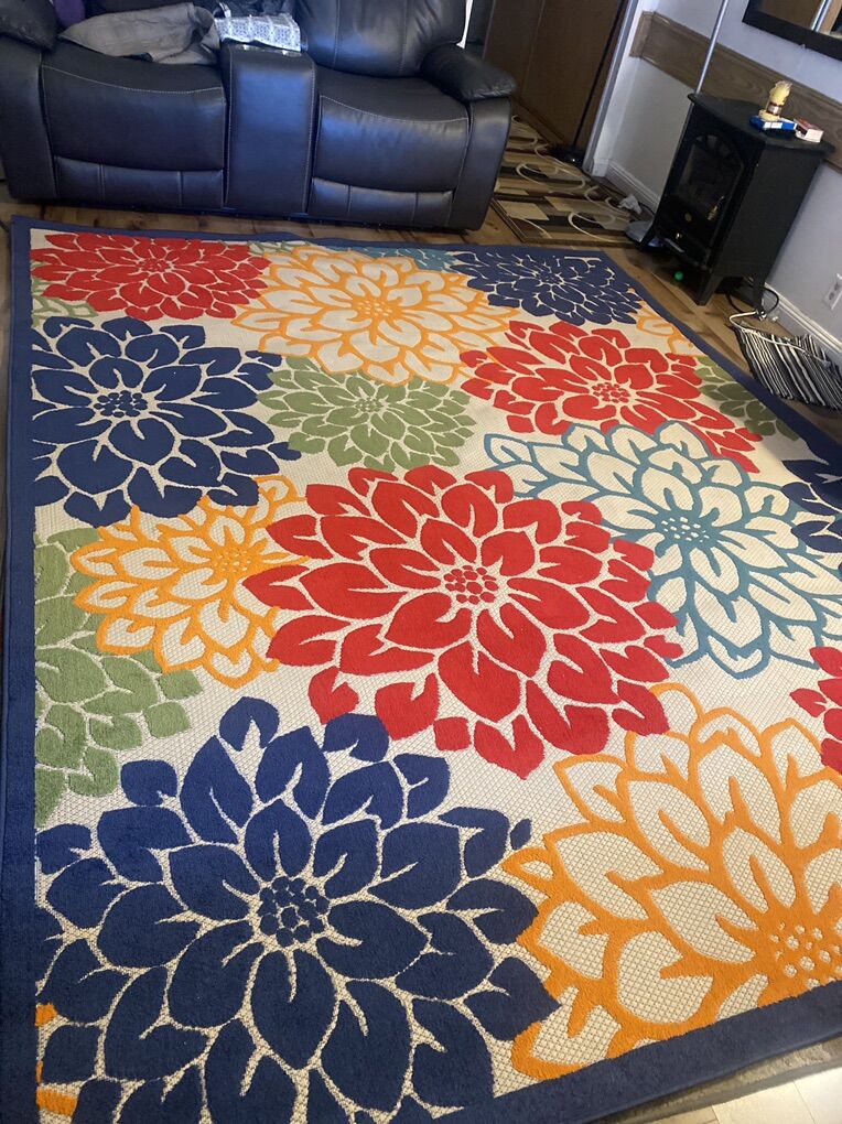 Rug Like New Dahalia Bouquet Collection ( Nour