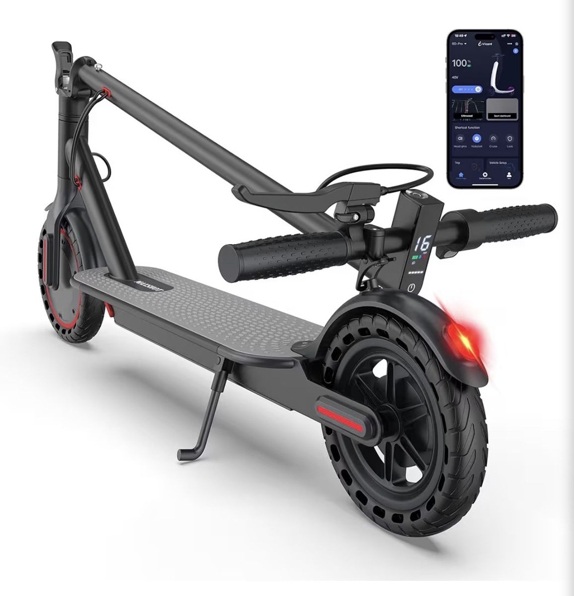 NEW IN BOX Maxshot V7 Electric Scooter - 350W Motor, 16 MPH Max Speed, Smart App Integration