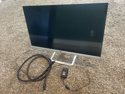HP 27 Inch Display Monitor Plus HDMI and Powercord