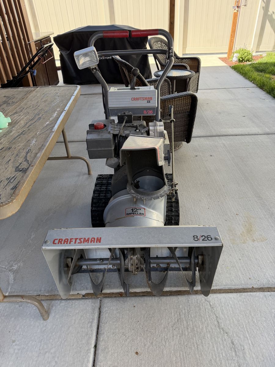 craftsman tracked snow blower