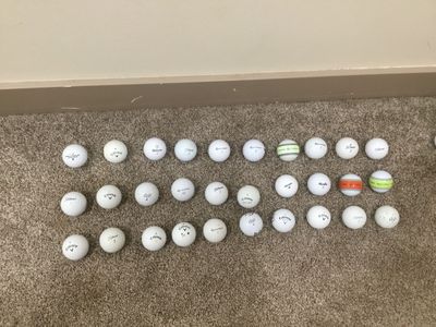 30 Assorted Golf Balls