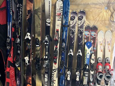 downhill Skis And Boots, Check Pictures