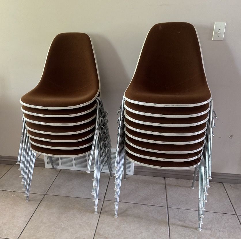 15 cloth chairs - comfy but well used