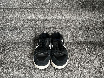 Nike SB Alleyoop Black & White Skate Shoes - Men’s Size 10.5